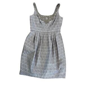 Carmen Marc Valvo Brocade A-line Dress Women's Size 8